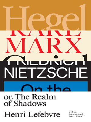 cover image of Hegel, Marx, Nietzsche